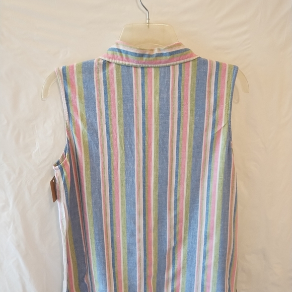 JACKLYN SMITH 2PC LINEN SHIRT & JACKET SET WOMEN'S SIZE MEDIUM - Picture 4 of 16